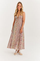 Baby Bloom strapless maxi dress